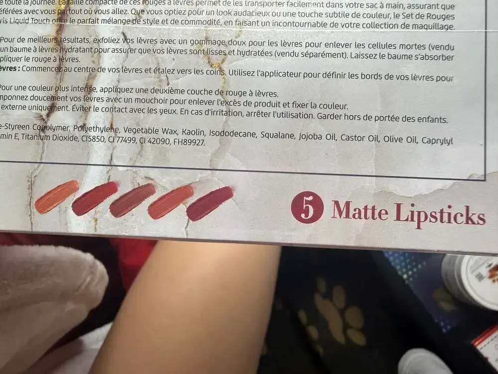 La Prestige Paris Liquid Touch Prestige Matte Lipstick Set